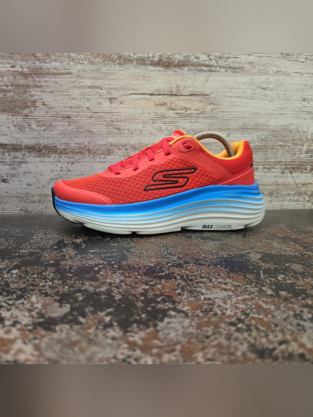 Mens Skechers Max Cushion Endeavour Running Shoes Sz 7.5 Used 220613 ORBL